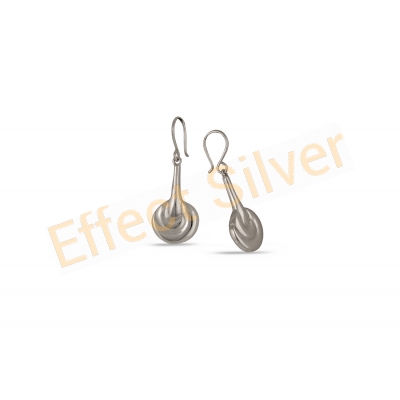 Earrings with relief element